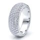 Nathalie Pave Set Women Anniversary Wedding Ring