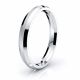 Solid Beveled Edge Comfort Fit Mens Wedding Ring