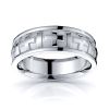 Michael Christian Hand Woven Mens Wedding Band