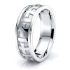 Michael Christian Hand Woven Mens Wedding Band