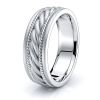 Alexander Mens Hand Braided Wedding Ring
