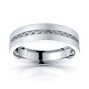 James Hand Woven Mens Wedding Band