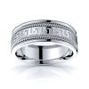 Dominic Hand Woven Mens Wedding Ring