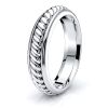 Sebastian Mens Hand Braided Wedding Band
