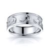 Anthony Dove Motif Religious Mens Wedding Ring