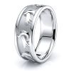 Anthony Dove Motif Religious Mens Wedding Ring