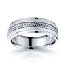 Brayden Mens Hand Braided Wedding Band