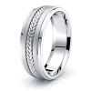 Brayden Mens Hand Braided Wedding Band