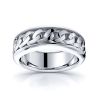 Hunter Mens Hand Braided Wedding Band