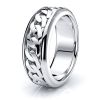 Hunter Mens Hand Braided Wedding Band