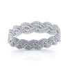 Thomas Mens Hand Braided Wedding Band