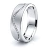 Jonathan Hand Woven Mens Wedding Band