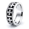 Christopher Christian Mens Hand Braided Wedding Ring