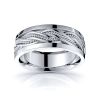 Miles Mens Hand Braided Wedding Ring