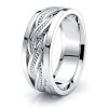 Miles Mens Hand Braided Wedding Ring