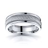 Xavier Hand Woven Mens Wedding Ring