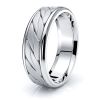 Camden Mens Hand Braided Wedding Band
