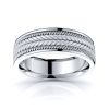 Carson Mens Hand Braided Wedding Band