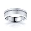 Micah Mens Hand Braided Wedding Band