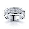 Easton Hand Woven Mens Wedding Ring