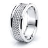 Easton Hand Woven Mens Wedding Ring