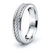 Xander Mens Hand Braided Wedding Band