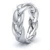 Cole Mens Hand Braided Wedding Ring