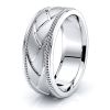 ArcherMens Hand Braided Wedding Ring