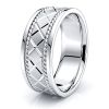 BeckettHand Woven Mens Wedding Band