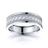 Emmett Hand Woven Mens Wedding Band