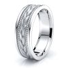 Ryker Hand Woven Mens Wedding Band