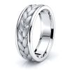 Dashiell Hand Woven Mens Wedding Band