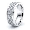 Hugo Hand Woven Mens Wedding Band