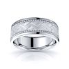 Roman Mens Hand Braided Wedding Ring