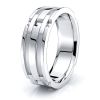 August Handmade Mens Wedding Ring