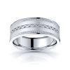 Nash Hand Woven Mens Wedding Ring