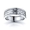 Lachlan Mens Hand Braided Wedding Band