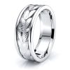 Lachlan Mens Hand Braided Wedding Band