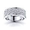 George Hand Woven Mens Wedding Ring