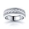 Rhett Mens Hand Braided Wedding Band