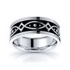 Bennett Hand Woven Mens Wedding Ring