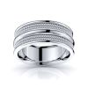 Tobias Mens Hand Braided Wedding Band