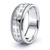 Bastian Hand Woven Mens Wedding Ring