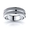 Gideon Mens Hand Braided Wedding Band