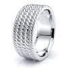 Edward Hand Woven Mens Wedding Ring