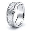 Lennox Mens Hand Braided Wedding Band