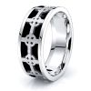 Ezekiel Celtic Cross Mens Wedding Band