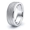 Amias Hand Woven Mens Wedding Ring