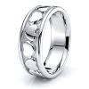 Phineas Handmade Heart Mens Wedding Band