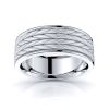 Harvey Mens Hand Braided Wedding Ring